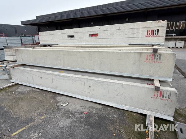 Betongbarriärer 10 st Deltabloc