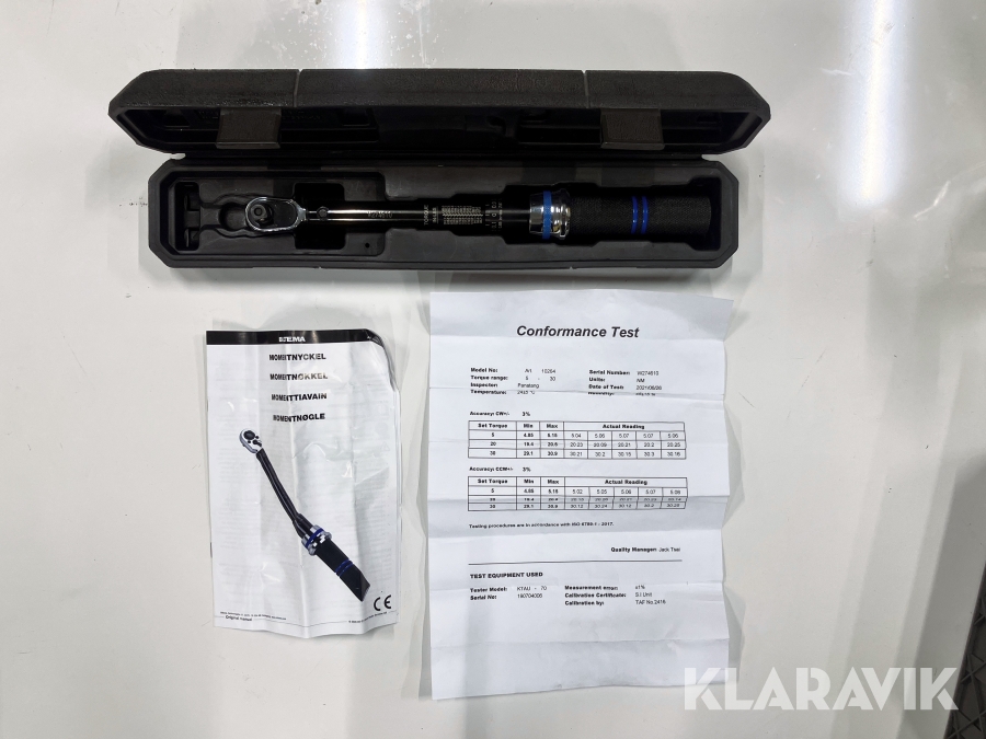 Momentnyckel 5-30Nm Biltema 10-264