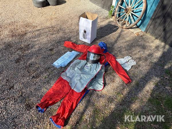 Skyddsutrustning Clemco Apollo 600 med luftfilter och tillbehör