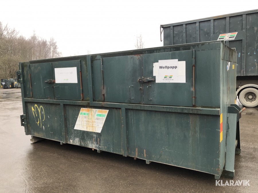 Liten lastväxlarcontainer