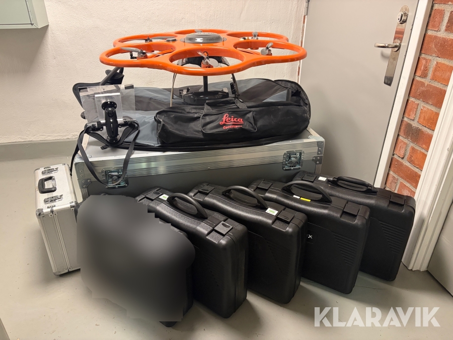 Professionell lantmäteri-/karteringsutrustning från Leica Aibotix