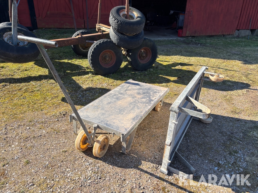 Flakvagn i rostfritt