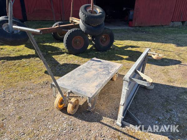 Flakvagn i rostfritt