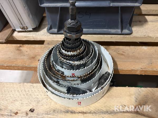 Hålsågar XWork 14 storlekar 180 - 30mm