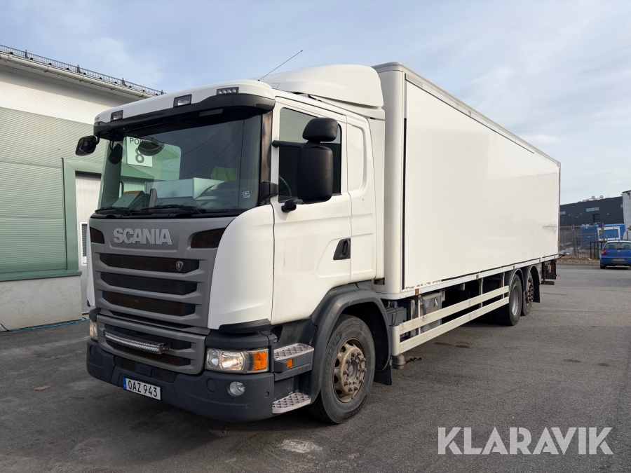 Kylbil Scania G450 med bakgavellyft