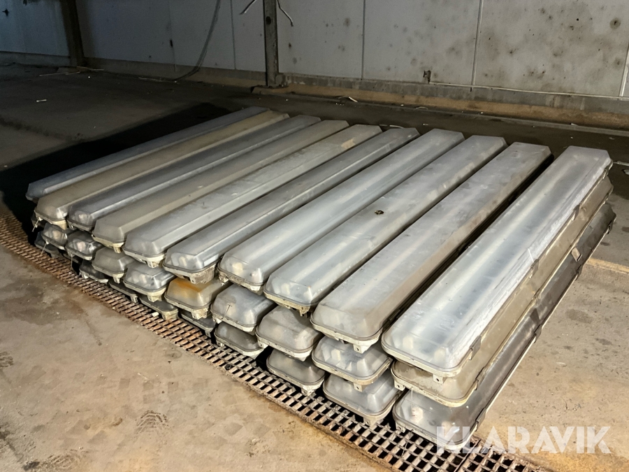 Lysrörsarmatur för industri 1650x230mm 30st