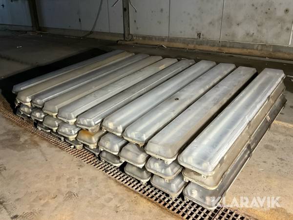 Lysrörsarmatur för industri 1650x230mm 30st