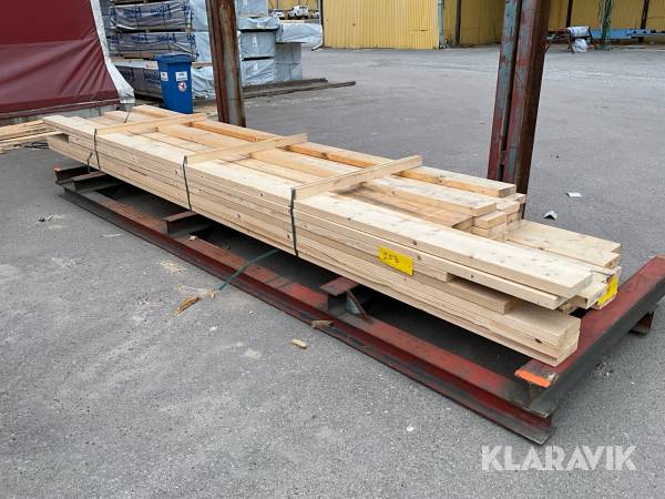 Virkespaket Hyvlat 45x170 175löpmeter