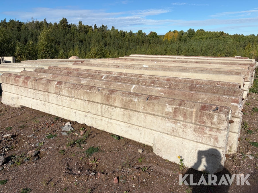 Betongbarriärer 6m 5st Gunnar Prefab GPLINK