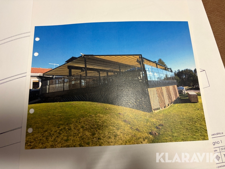 Uteservering Pratic 486 x 930 cm