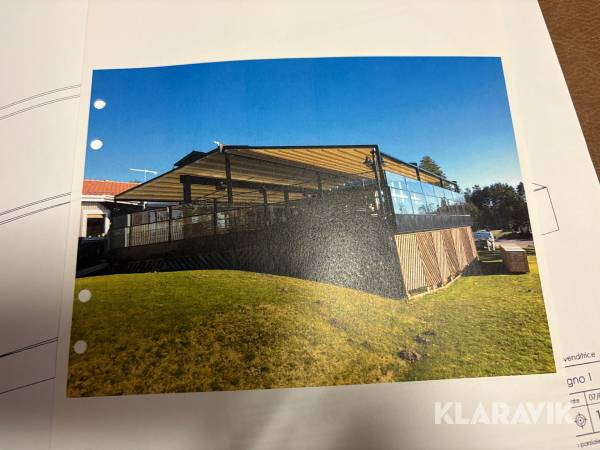 Uteservering Pratic 486 x 930 cm