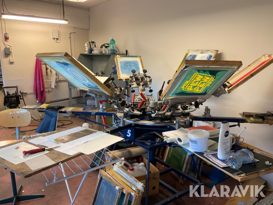 Komplett screentryckeri