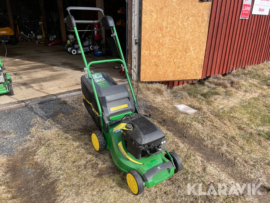 Rotorgräsklippare John Deere R43S med uppsamlare