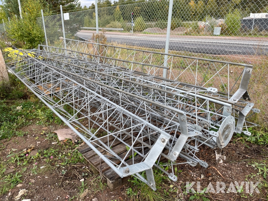 Fackverksmast 18 meter 3 stycken