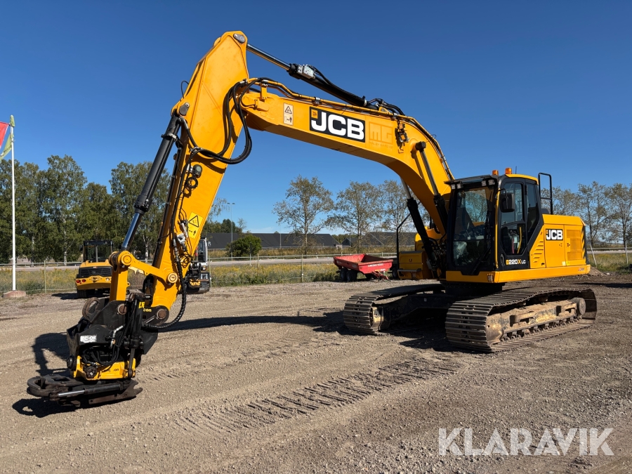 Grävmaskin JCB 220 X LC med tiltrotator