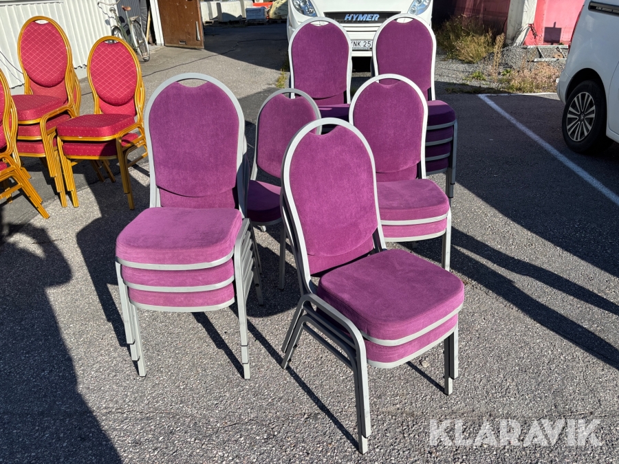 Stapelbara konferensstolar ca 272st