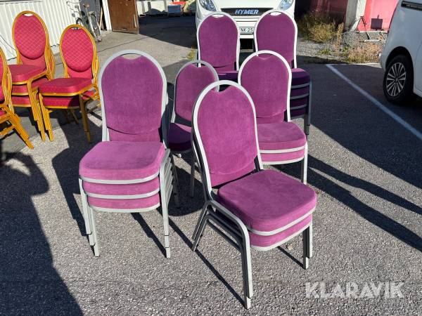 Stapelbara konferensstolar ca 272st
