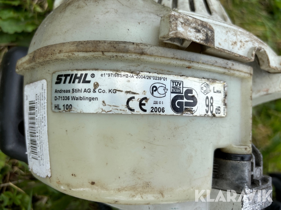 Häcksax Stihl HL100, Eslöv, Klaravik auktioner