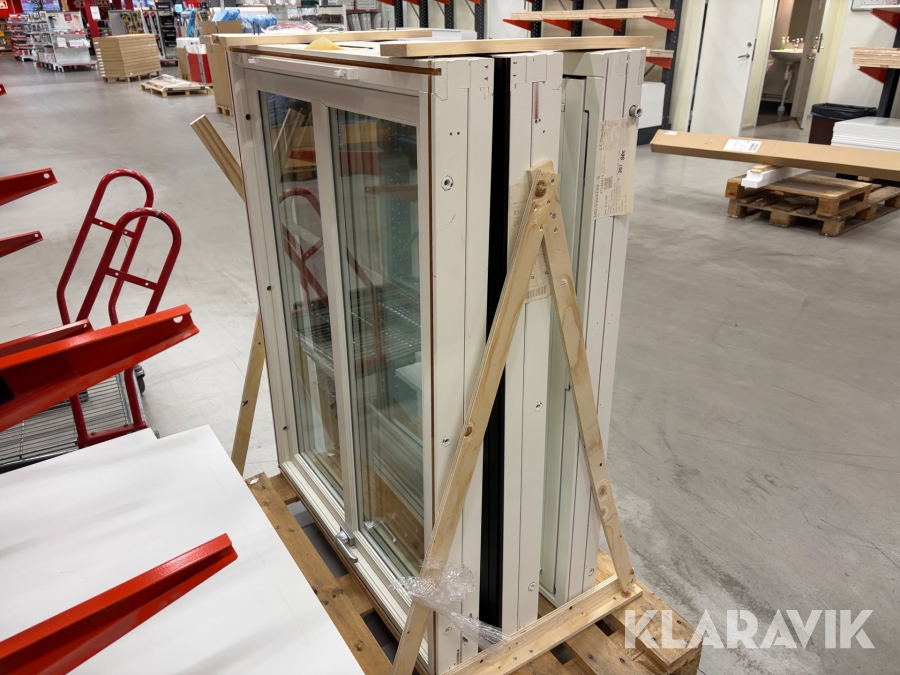 Fönster Nordan 980x1280 med spröjs 1st 1-luft glidhängt