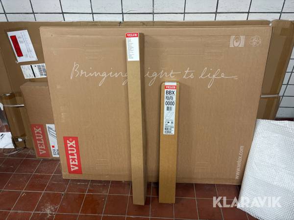 Takfönster Velux GPU PK06. 0068 med mörkläggningsgardin (svart) 94x118 