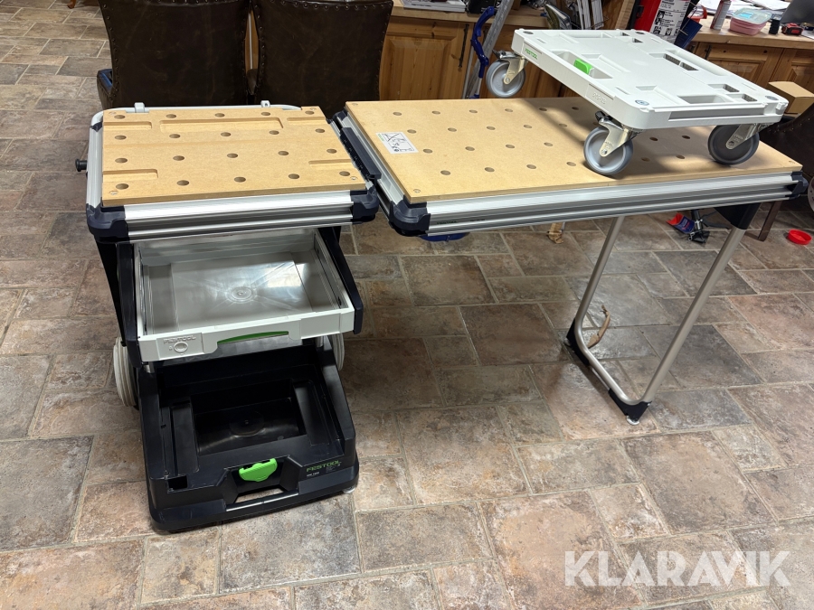Verktygsbänk och rullvagn Festool MW 1000