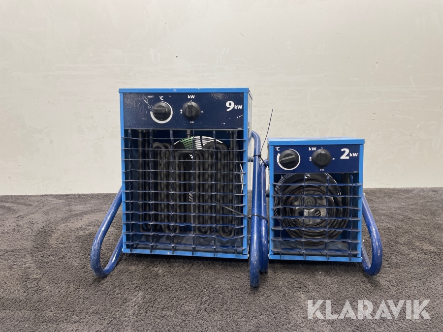 Varmluftsfläktar El-Björn VF9B, VF21A