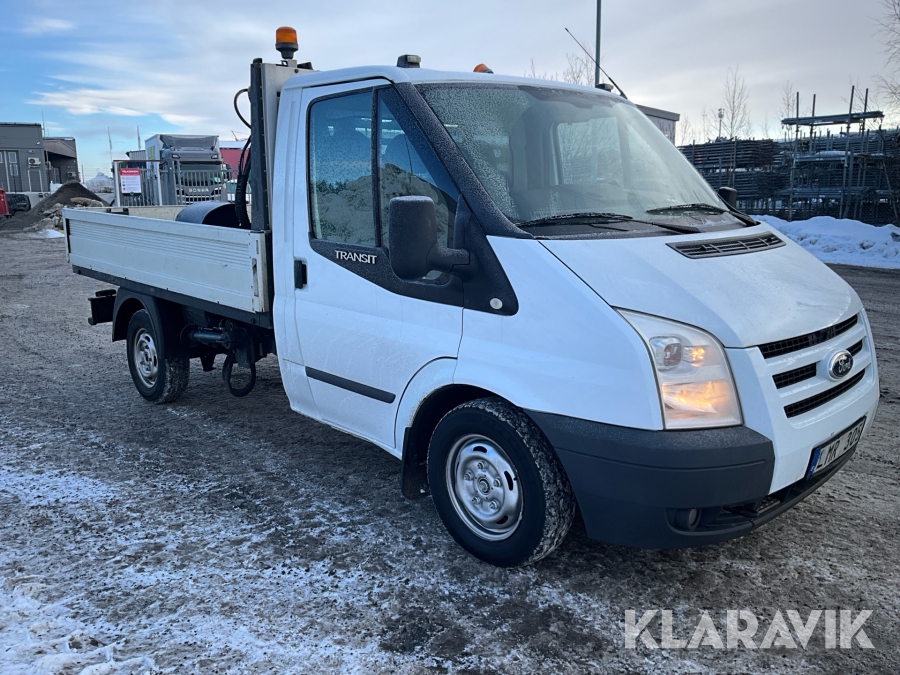 Ford Transit T300 Chassi Cab 2.2 TDCi med Hiab kran 008T
