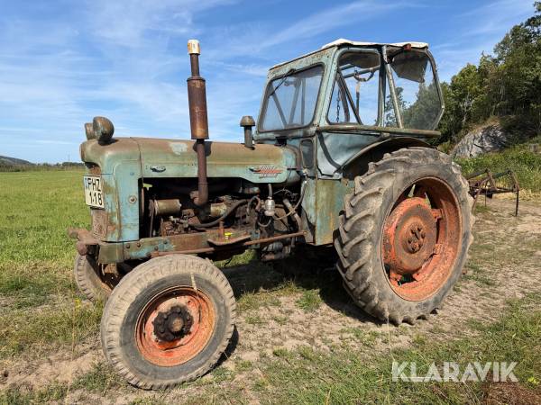 Traktor Ford Fordson Super Major med frontlastare m skopa