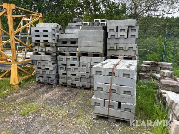 Vikter till Byggstaket Heras ca 250 st