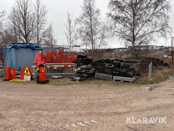 Stort parti diverse TA-material