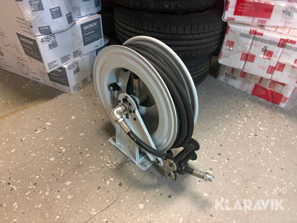 Slangvinda för vatten och olja Raasm 15m 1/2" 100 bar