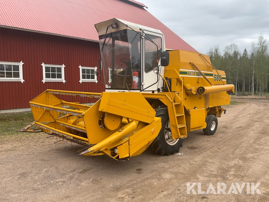 Skördetröska Aktiv Sampo 580