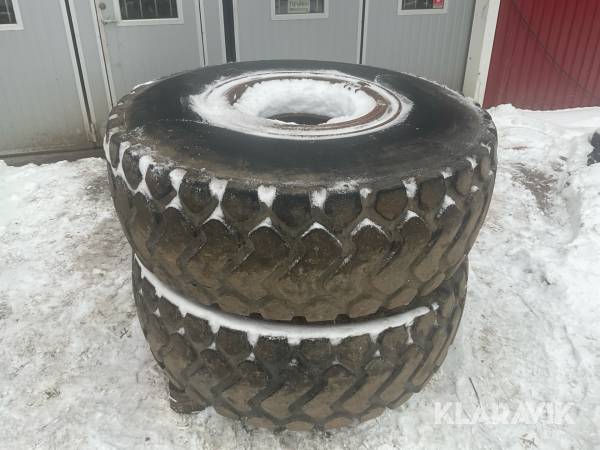 Däck på fälg Volvo A25 20,5R25 / 525/80R25 2st