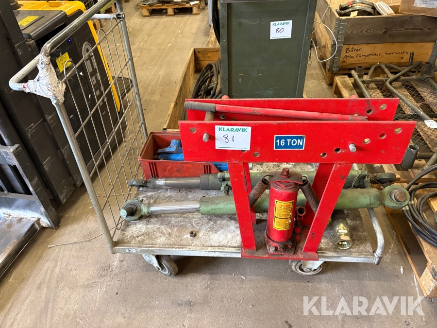 Rörbock, hydraulkolvar & vagn