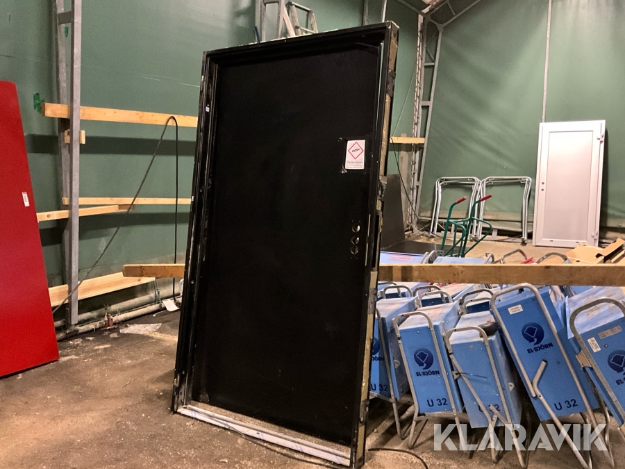 Ståldörrar med karm 12x21 Swedoor
