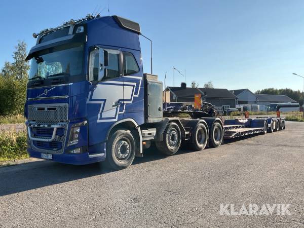 Tungdragare Volvo FH16 med Vang Athls 3+1 Maskintrailer