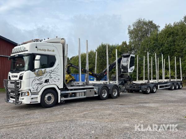 Timmerekipage Scania R660 6x4
