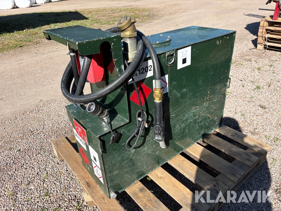 Dieseltank Wikers 200L med munstycke