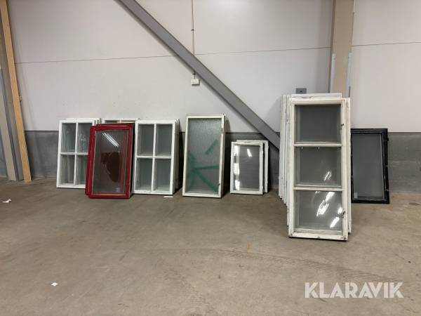 Fönster 38st olika storlekar