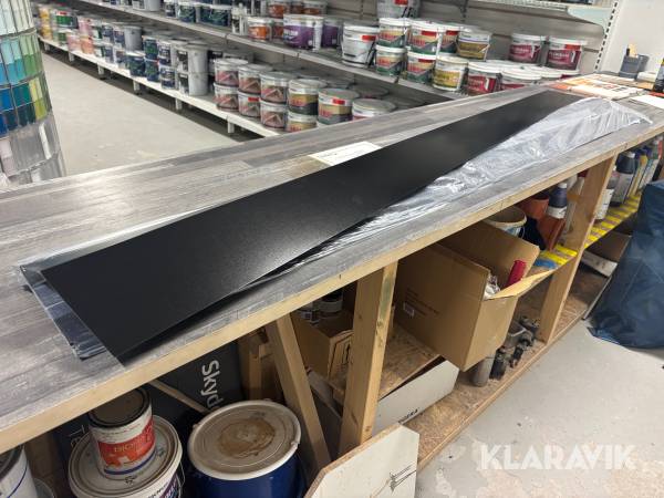 Fotplåt Lindab 50 2000 Svart HBP - 20 st