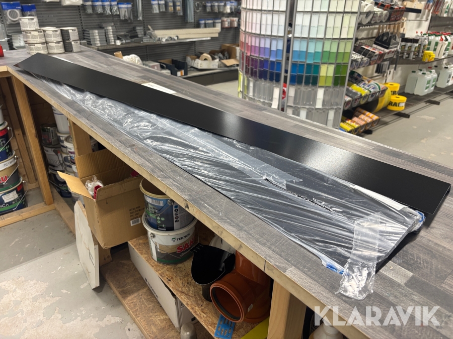 Fotplåt Lindab 50 2000 Svart HBP - 20 st