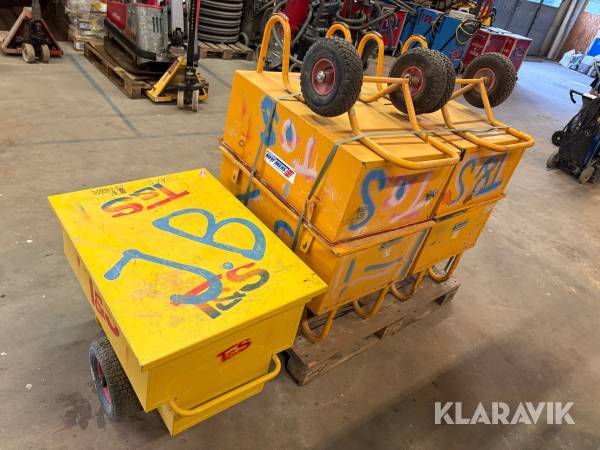 Verktygsvagnar 5 st Ekeby Kärran