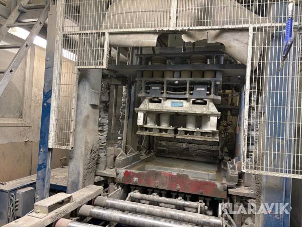 Produktionslinje för marksten / block KVM 62/80 Blockmaskin