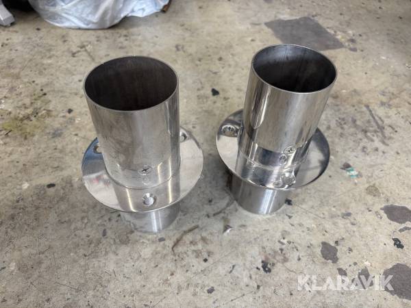 Avgasrör Mercury Racing 3" 2st