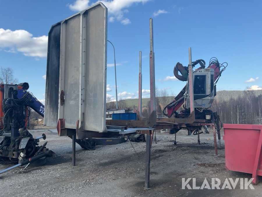 Timmerkran VKran V15 Prototyp med rede