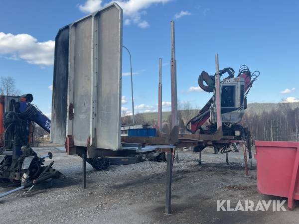 Timmerkran VKran V15 Prototyp med rede