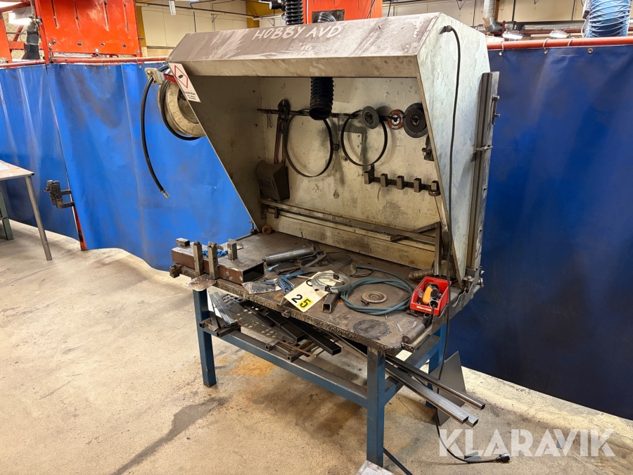 Arbetsbänk med tryckluft