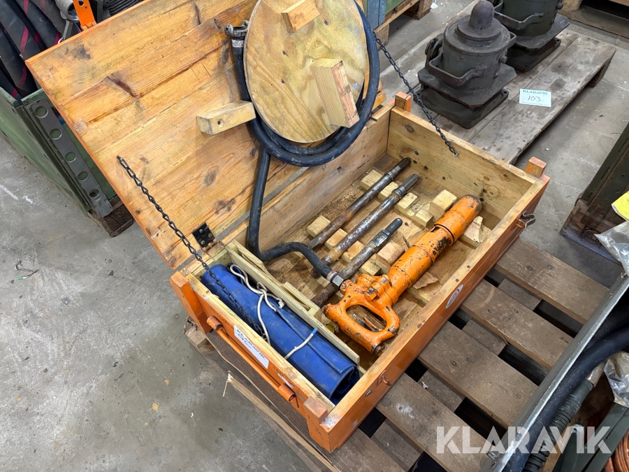 Bilningsmaskin tryckluft