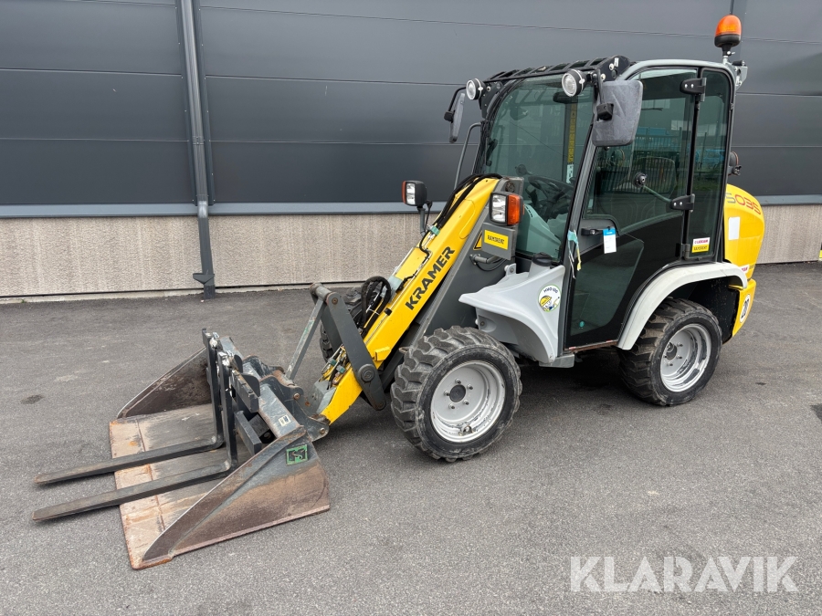 Hjullastare Kramer 5035 - 348 med redskap
