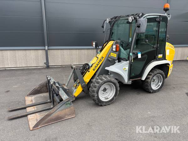 Hjullastare Kramer 5035 - 348 med redskap